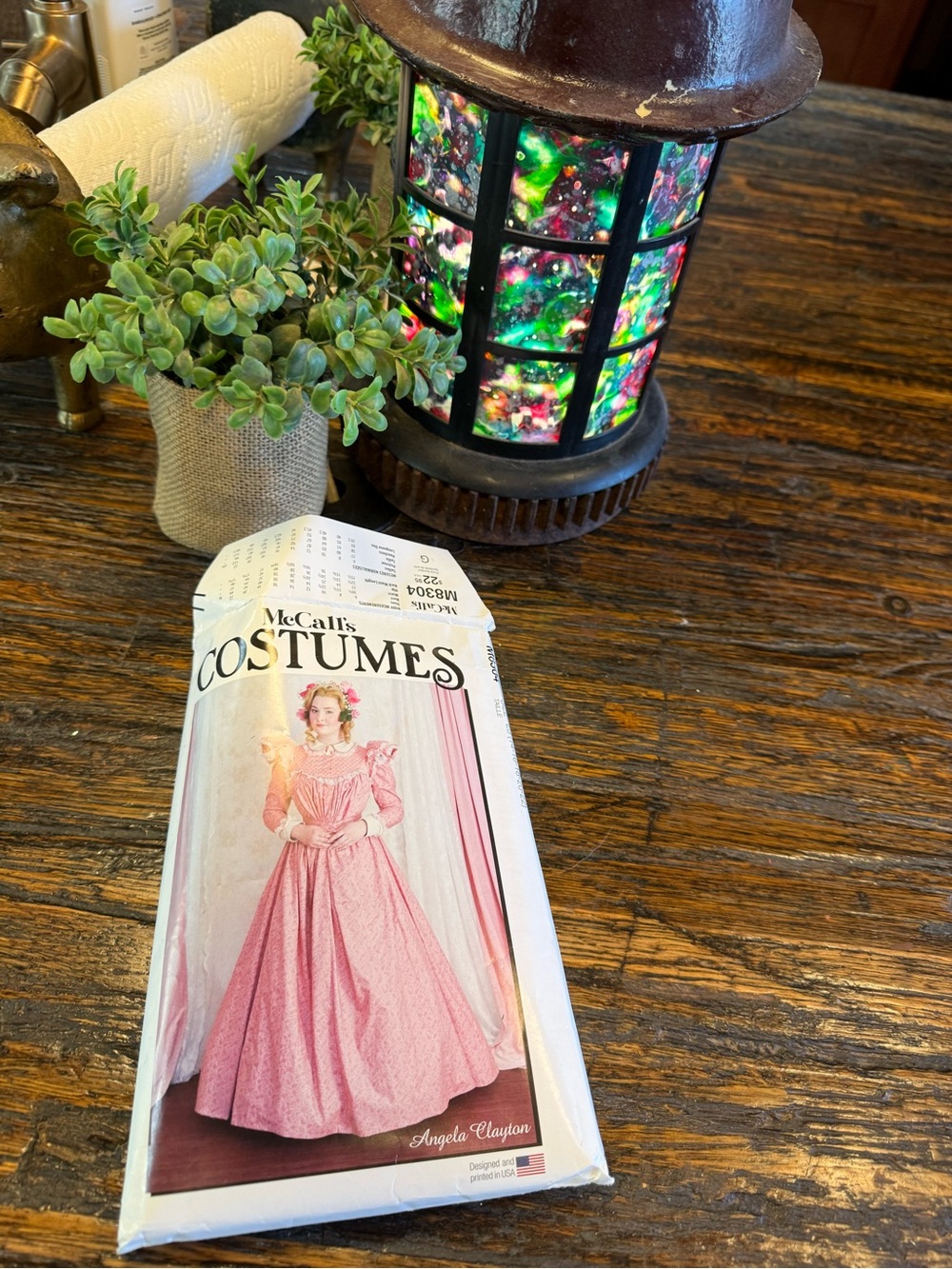 McCall’s M8304  Angela Clayton Sewing Pattern Victorian Mourning Witch 14 16